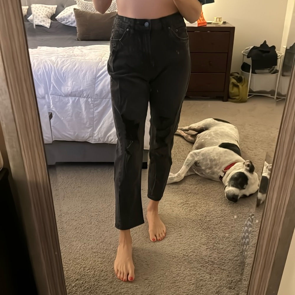 Soft black denim